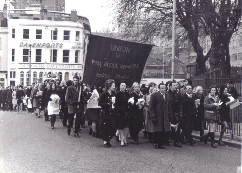 UPW Bristol Branch strike march, February 1971 © Dave Chapple
