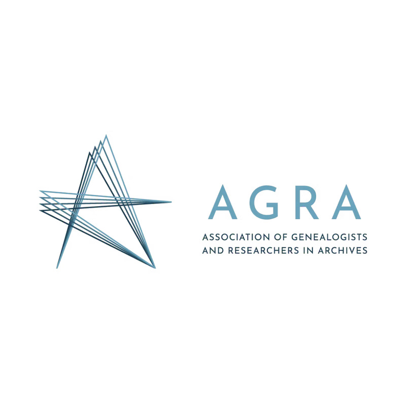 Association of Genealogists and Researchers in Archives (AGRA) logo
