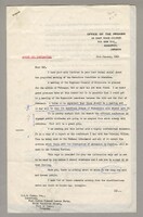 The letter is addressed to C.L.R. James in his position as Secretary of the West Indies Federal Labour Party, based in 80-84 Charlotte Street, Port of Spain, Trinidad. It is marked as secret and confidential. Throughout the letter C.L.R. James has made annotations which express his incredulous reaction to the letter's contents. 