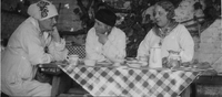 Edith 'Edy' Craig, Clare 'Tony' Atwood and Chris St John at Smallhythe Place | © National Trust Images