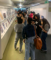 A full group looks at the Partition Memories exhibition