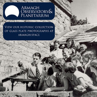 Armagh Observatory and Planetarium Logo – view our historic collection of glass plate photographs at armagh.space