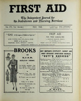 Front page of a First Aid Journal