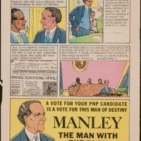 People’s National Party comic, Man of Destiny
