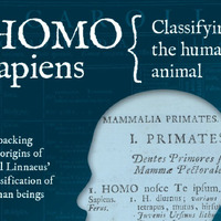 Homo sapiens: Classifying the Human Animal exhibition poster.