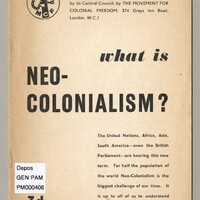 What is neo-colonialism?