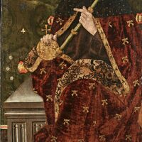 Saxon Kings Frieze (Athelstan), c.1515 (?), oil on oak panel
LDSAL 509.1; ScharfLXXVIII