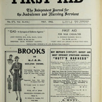First Aid Journal 1942 - 1943